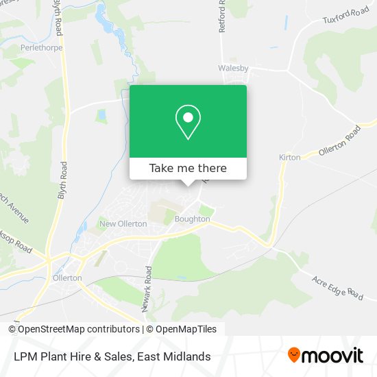 LPM Plant Hire & Sales map