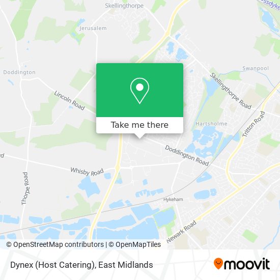 Dynex (Host Catering) map