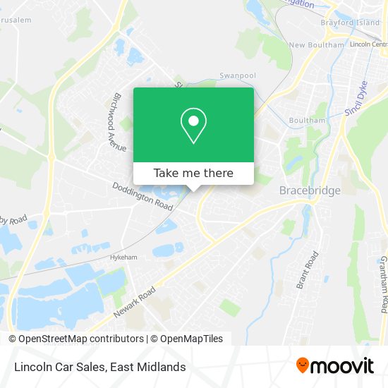 Lincoln Car Sales map