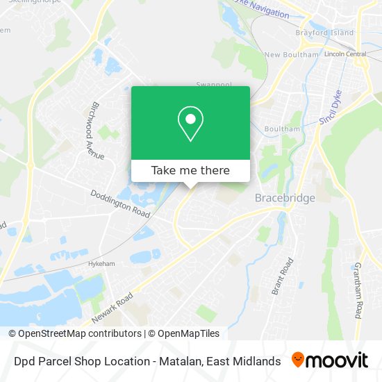 Dpd Parcel Shop Location - Matalan map
