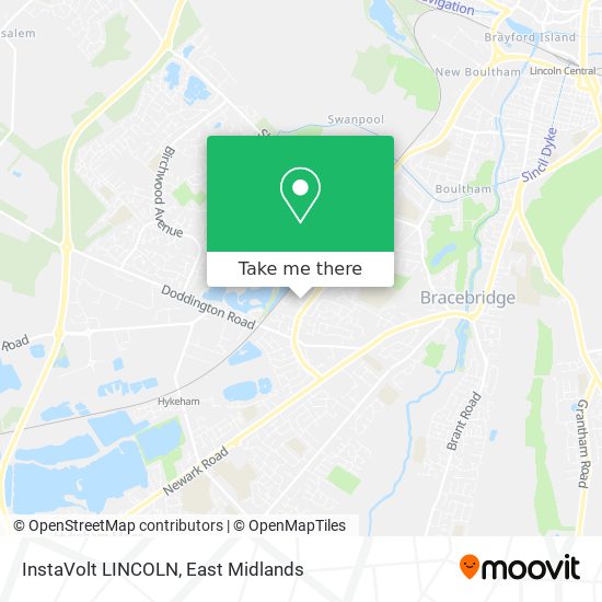 InstaVolt LINCOLN map