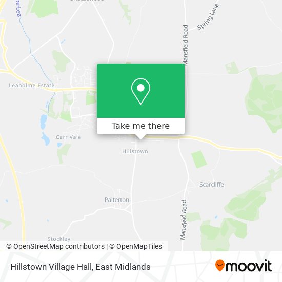 Hillstown Village Hall map