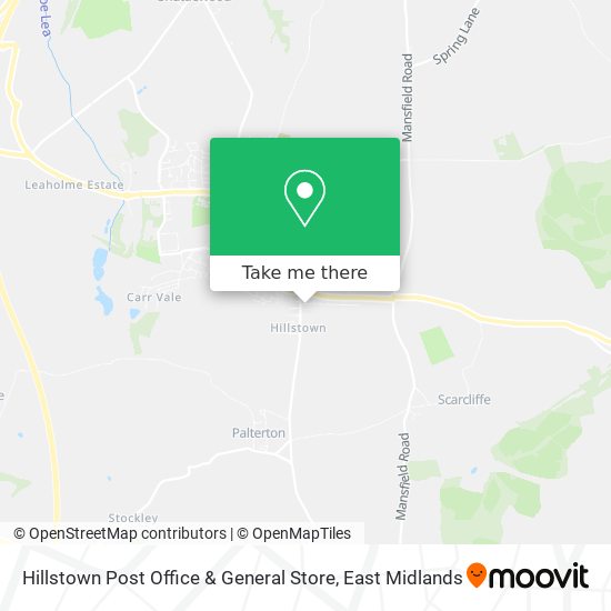 Hillstown Post Office & General Store map