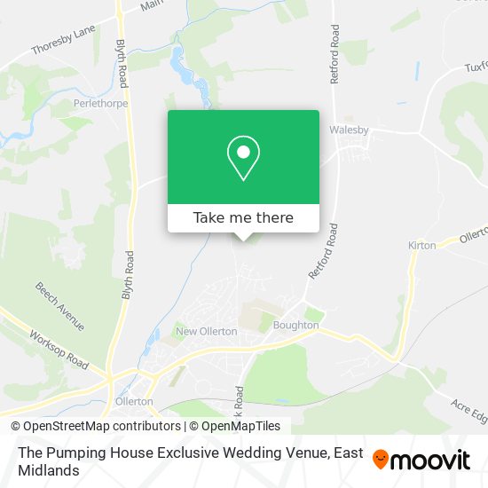 The Pumping House Exclusive Wedding Venue map