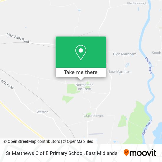 St Matthews C of E Primary School map
