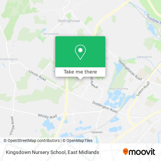 Kingsdown Nursery School map
