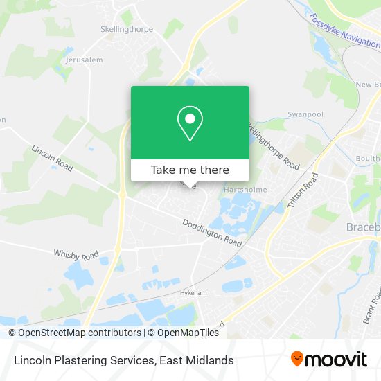 Lincoln Plastering Services map