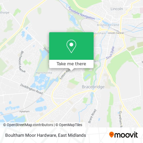 Boultham Moor Hardware map