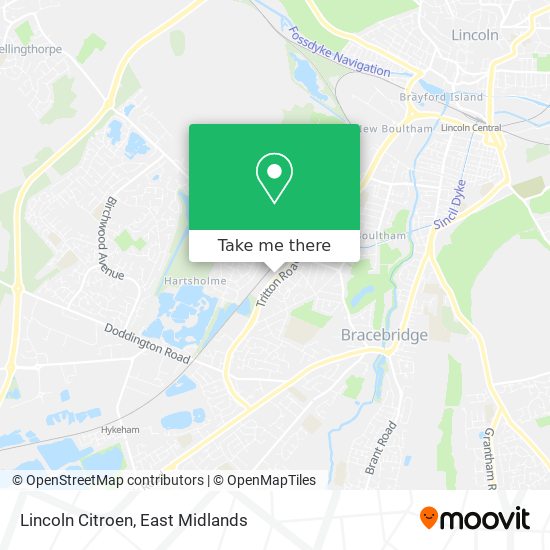 Lincoln Citroen map