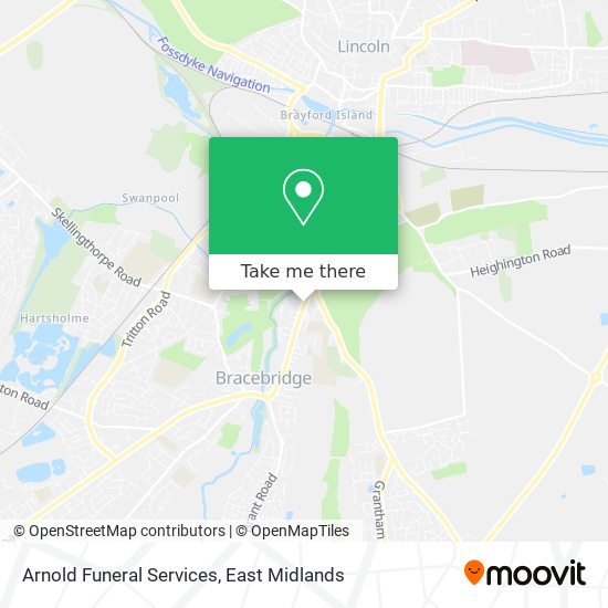 Arnold Funeral Services map