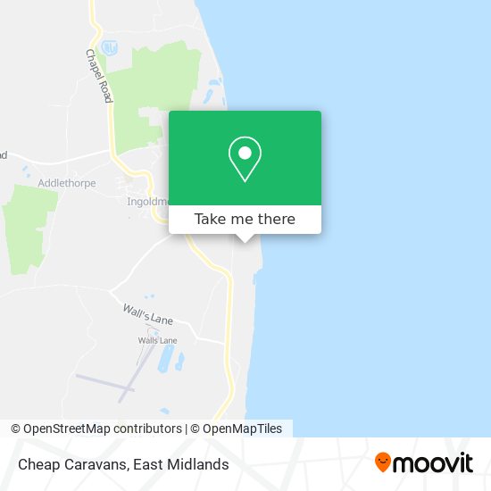 Cheap Caravans map