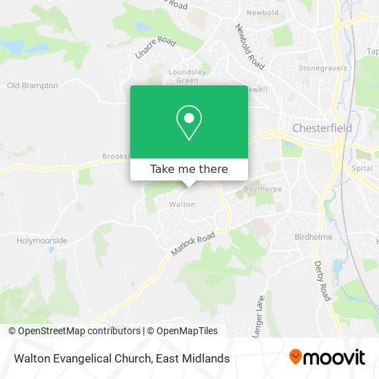 Walton Evangelical Church map