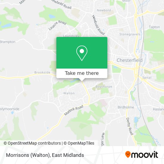 Morrisons (Walton) map