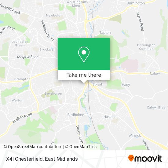 X4l Chesterfield map