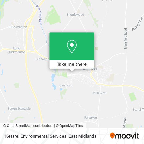 Kestrel Environmental Services map