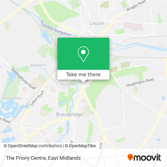 The Priory Centre map