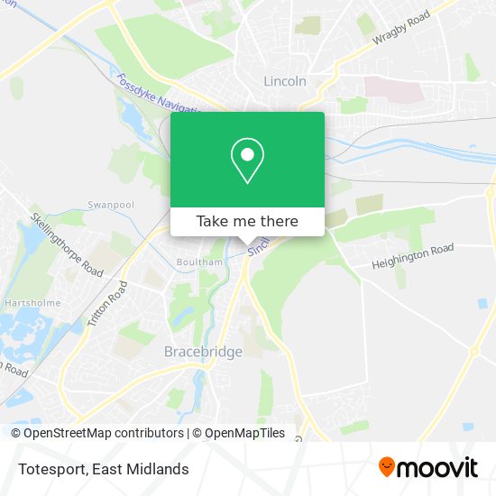 Totesport map