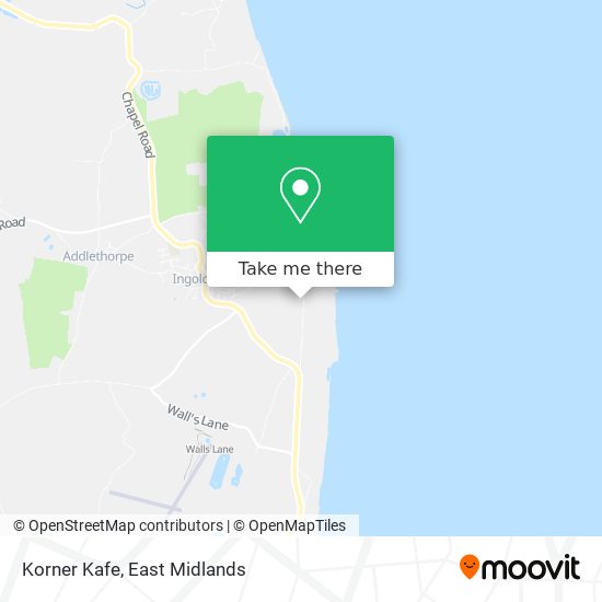 Korner Kafe map