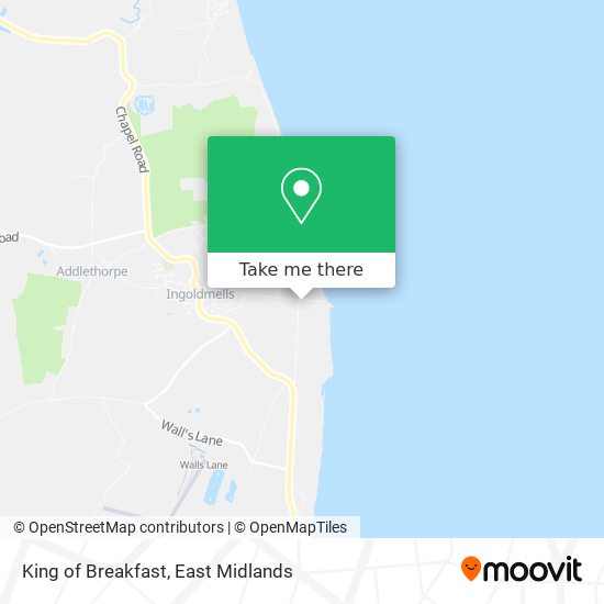 King of Breakfast map