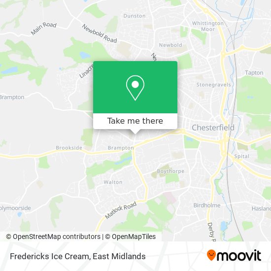 Fredericks Ice Cream map