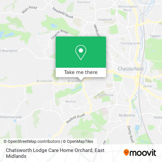 Chatsworth Lodge Care Home Orchard map