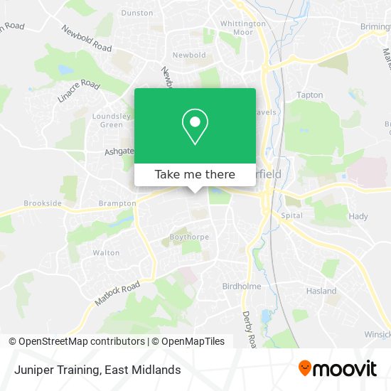 Juniper Training map