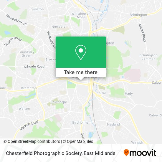 Chesterfield Photographic Society map