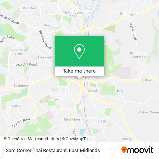 Sam Corner Thai Restaurant map