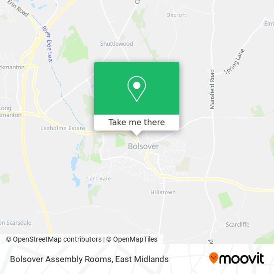 Bolsover Assembly Rooms map