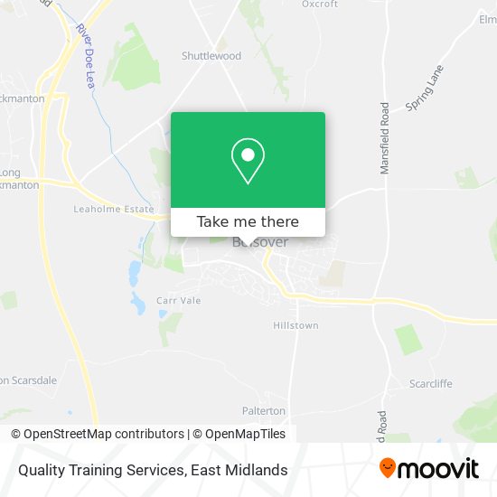 Quality Training Services map