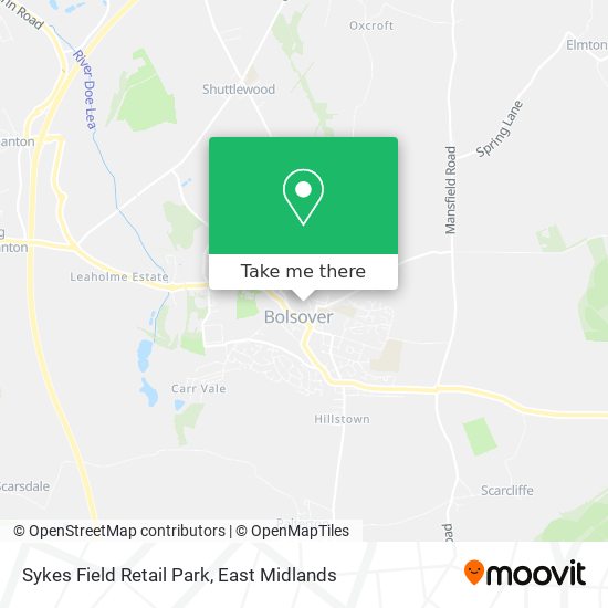 Sykes Field Retail Park map
