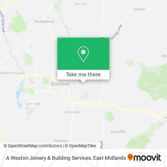 A Weston Joinery & Building Services map