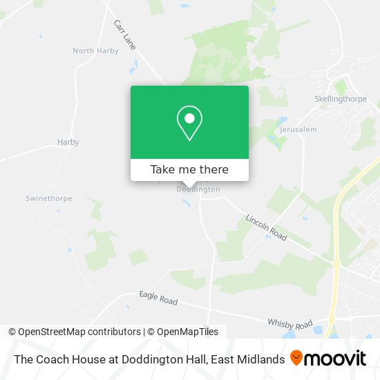 The Coach House at Doddington Hall map