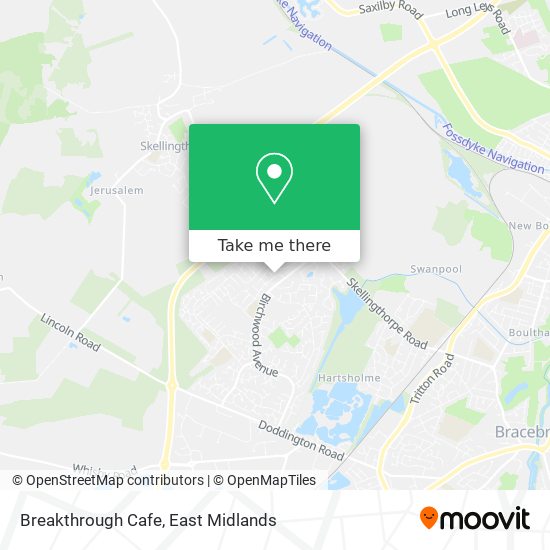 Breakthrough Cafe map