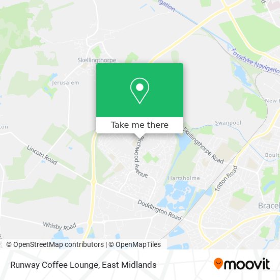 Runway Coffee Lounge map