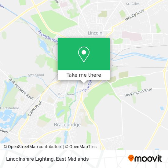 Lincolnshire Lighting map