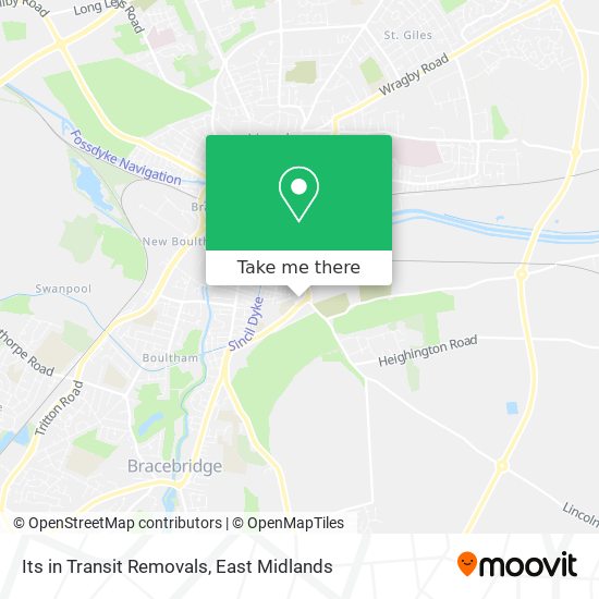 Its in Transit Removals map