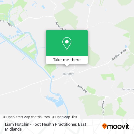 Liam Hotchin - Foot Health Practitioner map