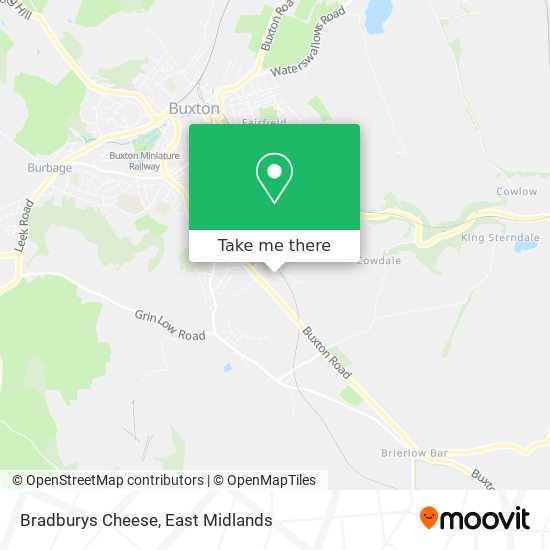 Bradburys Cheese map