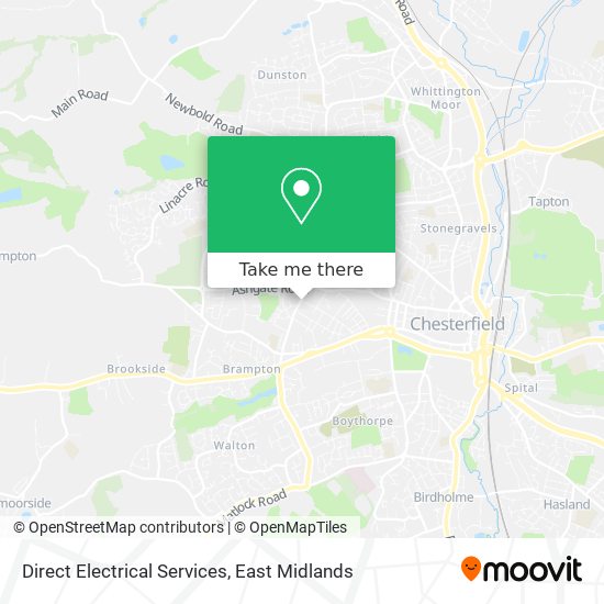 Direct Electrical Services map
