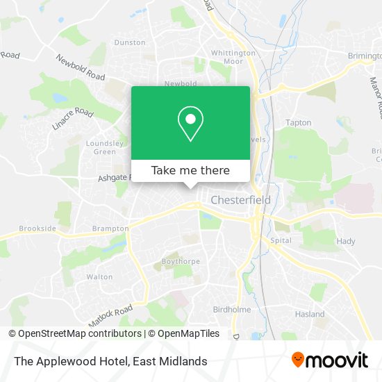 The Applewood Hotel map