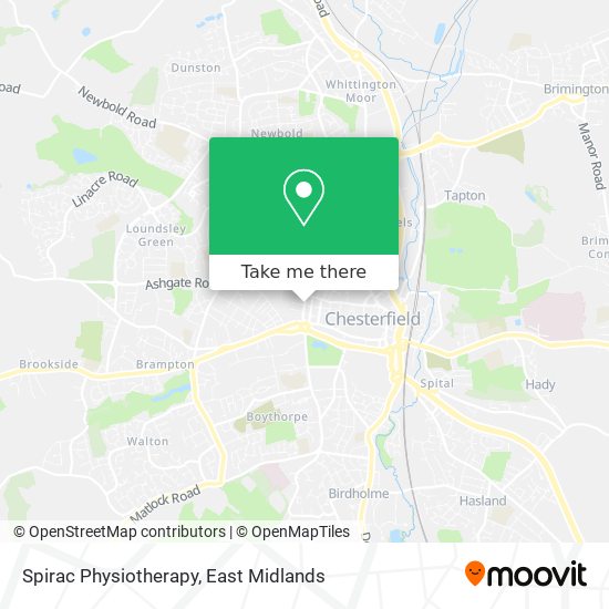 Spirac Physiotherapy map