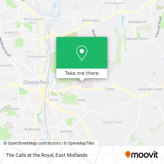 The Cafe at the Royal map