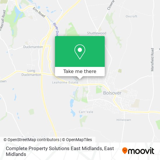 Complete Property Solutions East Midlands map