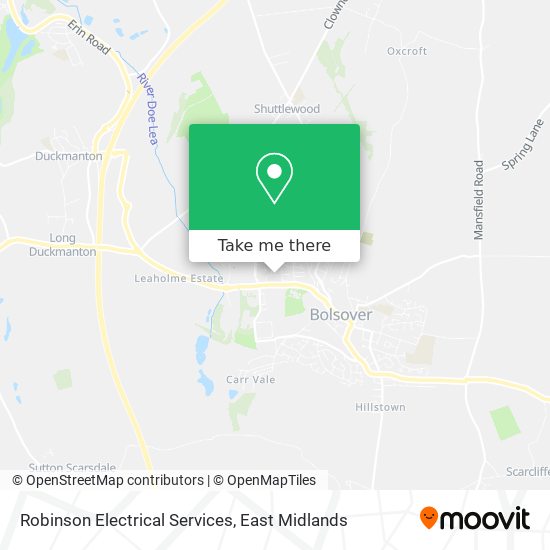 Robinson Electrical Services map