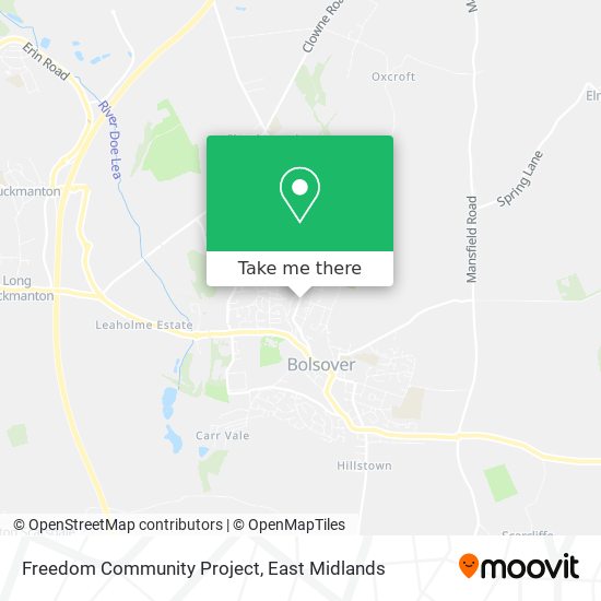 Freedom Community Project map