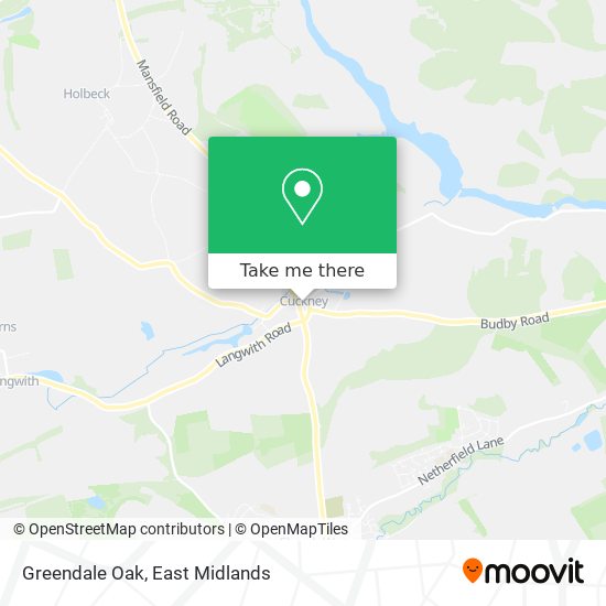 Greendale Oak map
