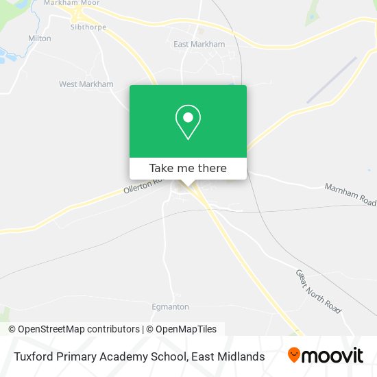 Tuxford Primary Academy School map