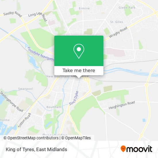 King of Tyres map