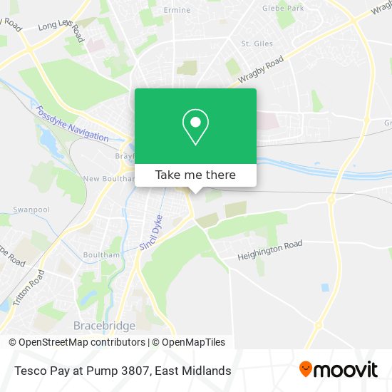 Tesco Pay at Pump 3807 map